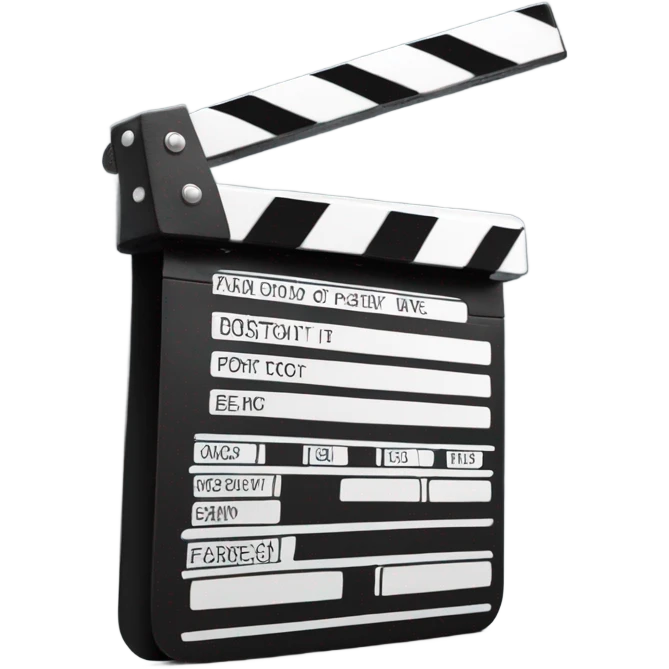 clapperboard emoji