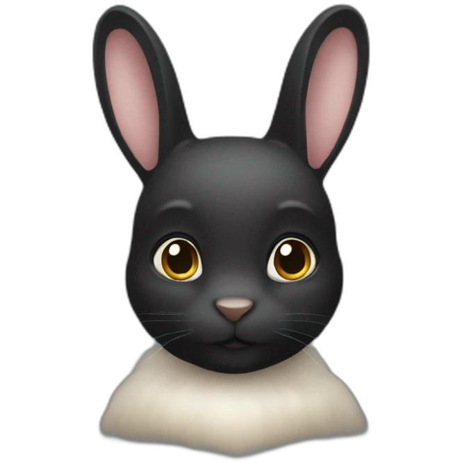lapin noire emoji