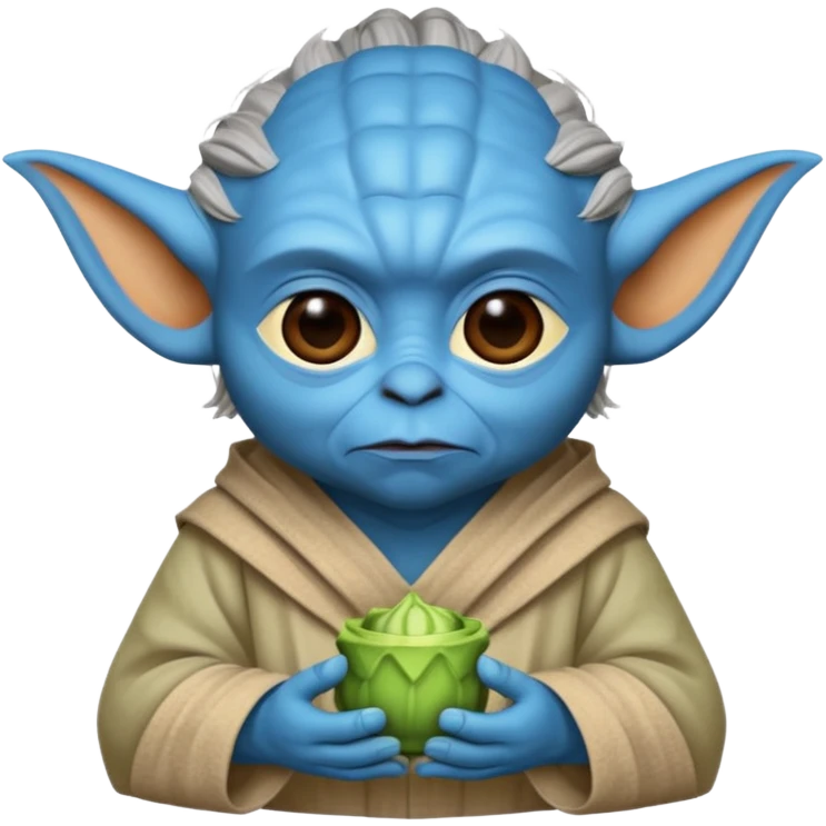 yoda but with blue skin emoji