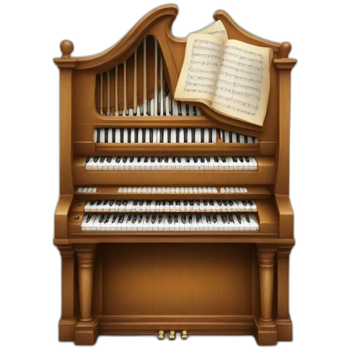 Orgue à tuyaux emoji