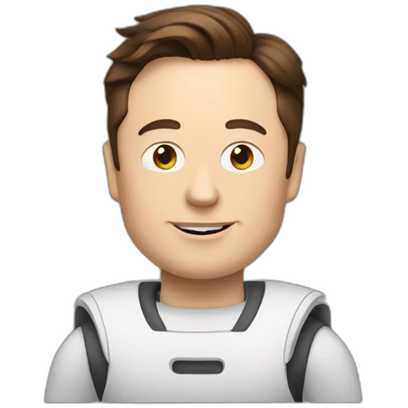 elon musk holding X emoji