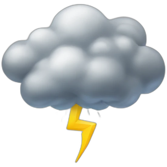 XWEATHER LIGHTNING RAIN DROP TORNADO emoji