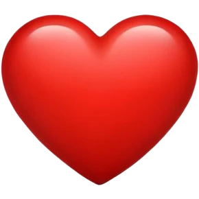red heart emoji