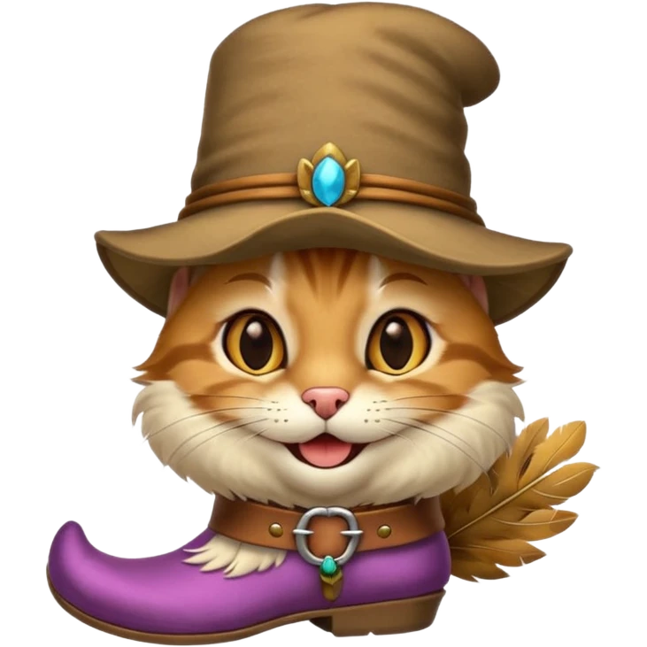 el gato con botas de Dreamworks emoji
