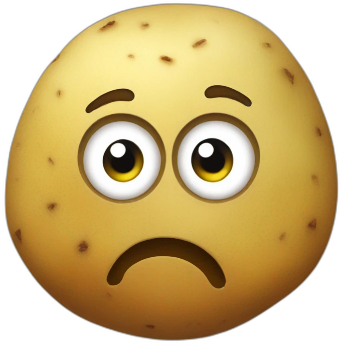 Potato face emoji