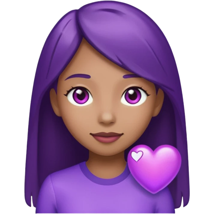 Marcie purple heart emoji emoji