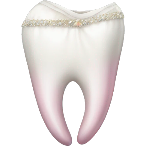 Ballet costume on a tooth emoji