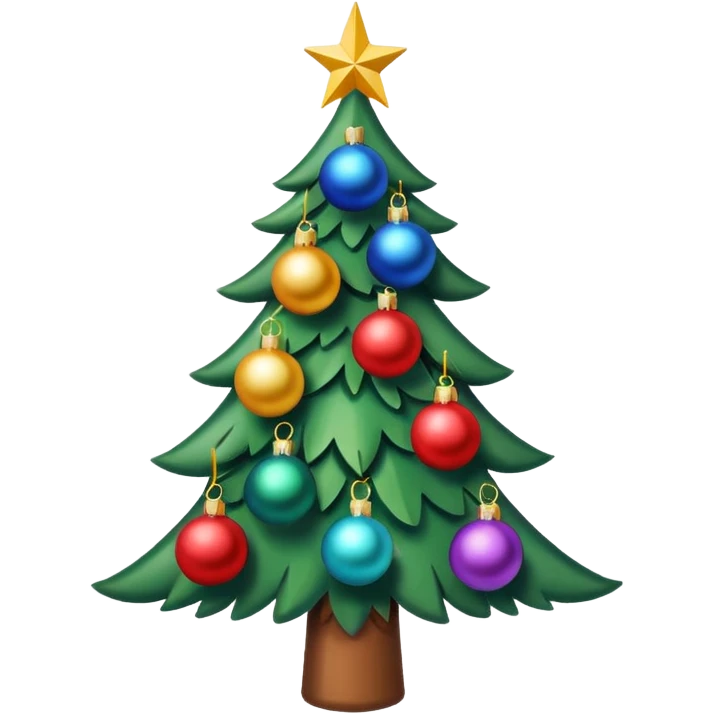 Ялинка на ній є кульки. Кожна кульеа має одну літеру, з яких формується слово "LINKOS"
розмір 512х512 пікселів формат PNG emoji