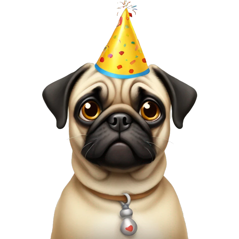 Birthday pugs  emoji