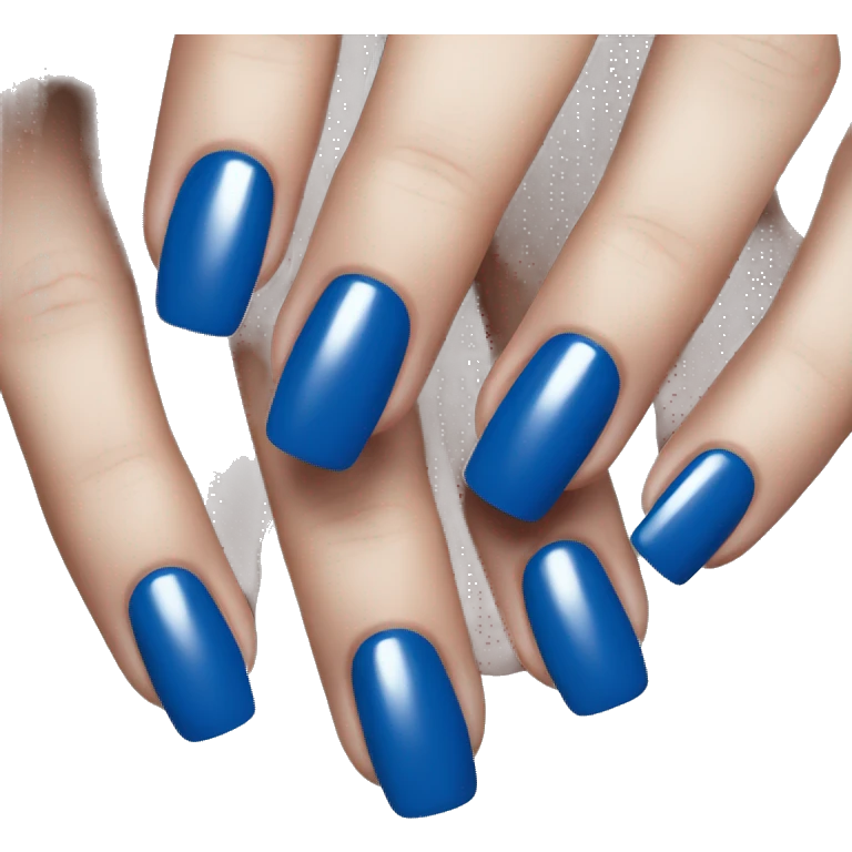 💅 change the nail color to dark blue emoji