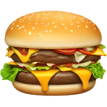 deer eating burger emoji