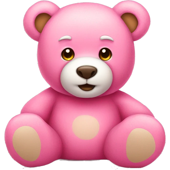 pink teddy bear  emoji