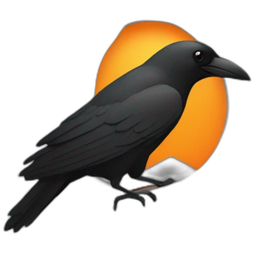 ravencoin make it small and inside a circle emoji