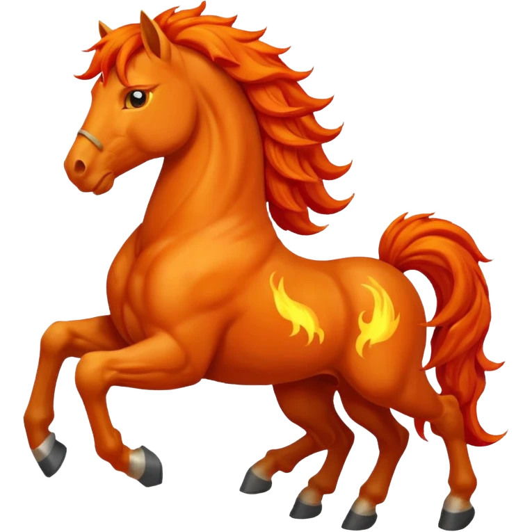 Fire horse emoji