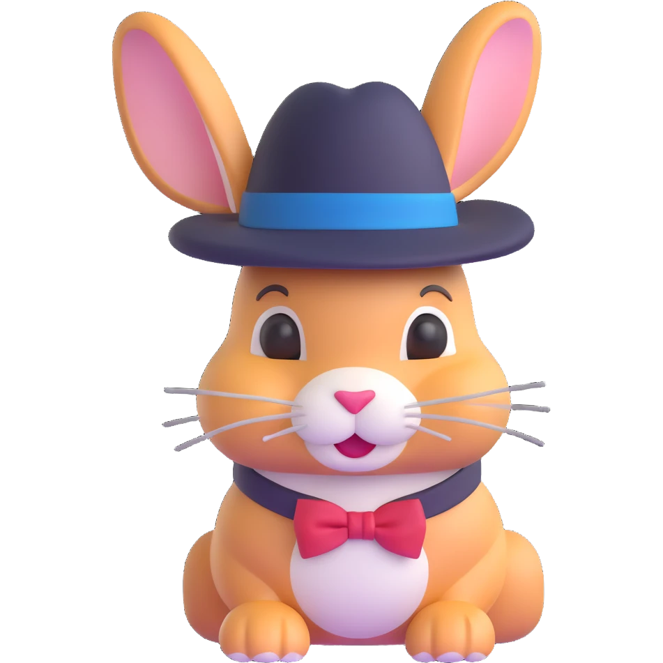 gangster rabbit emoji