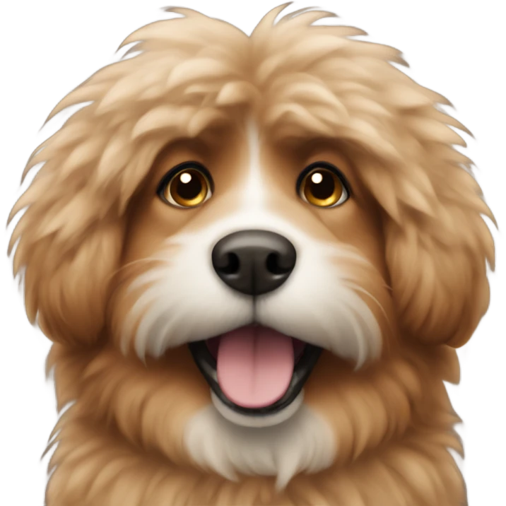 Brown fluffy dog emoji