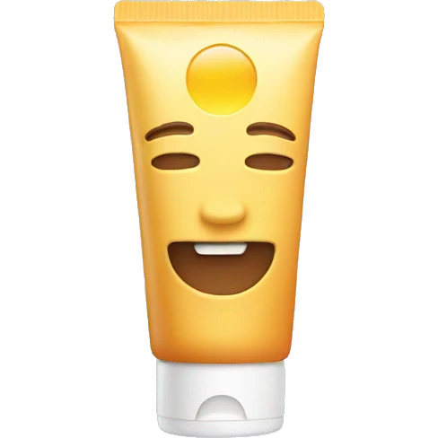 Sunscreen emoji