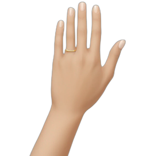ring finger up emoji