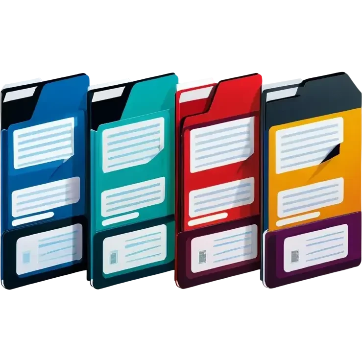 folders lebels  emoji
