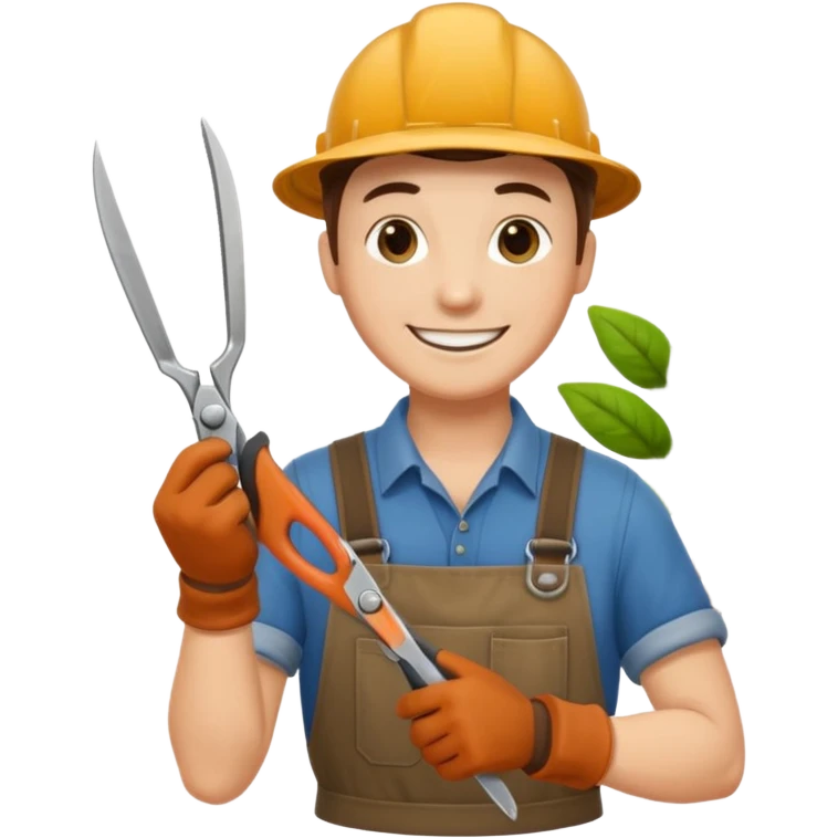 GARDENER WITH SESORS emoji