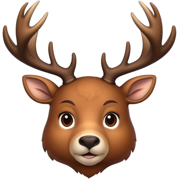 Plus size deer emoji