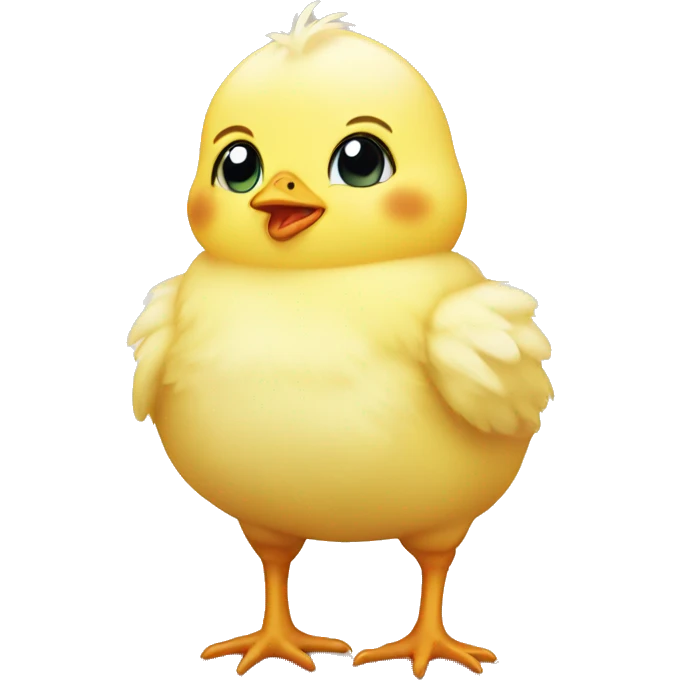 baby chick thinking emoji