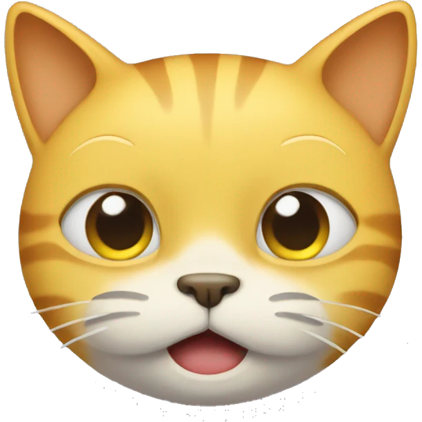 yellow cat crying  emoji