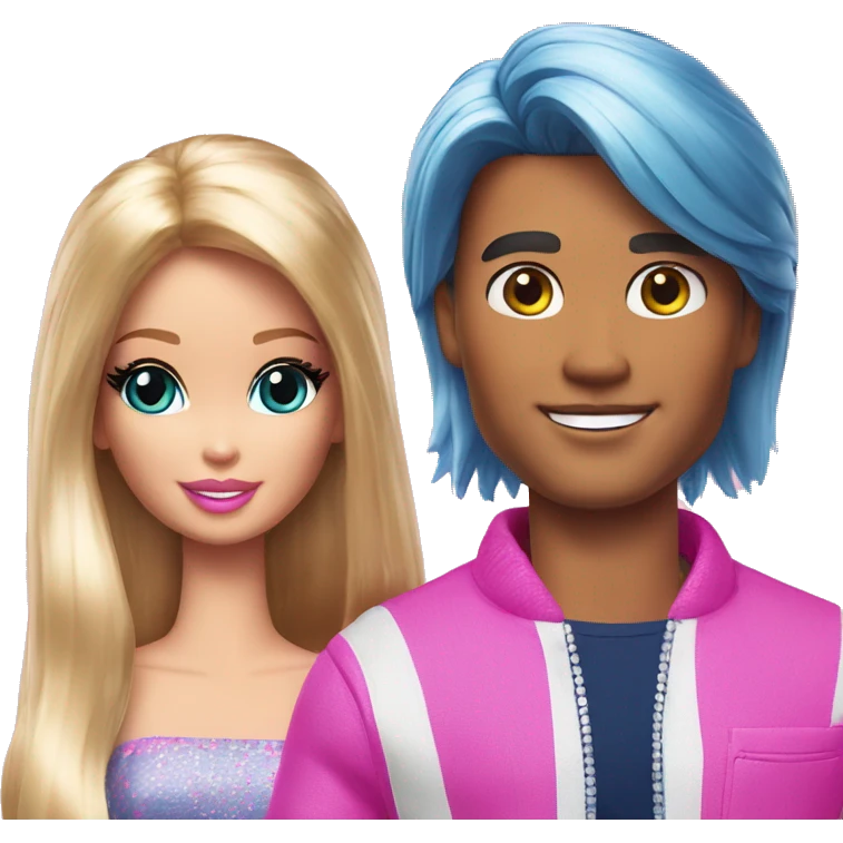 barbie y ken emoji