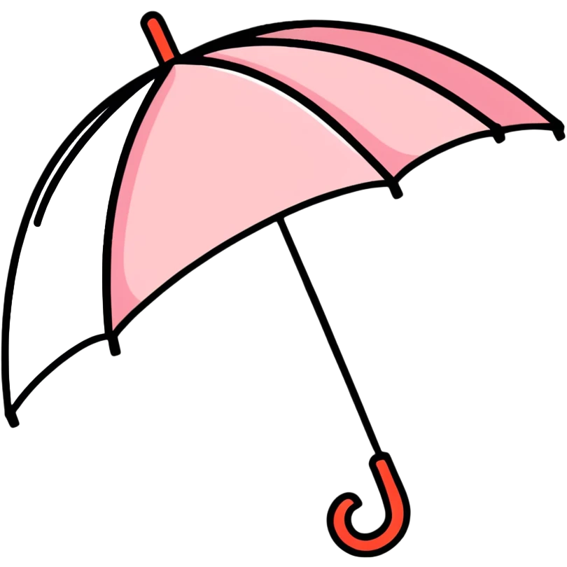 Umbrella with heart symbol representing protection for sexual health clinic emoji