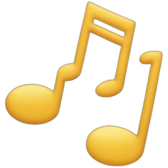 music notes emoji