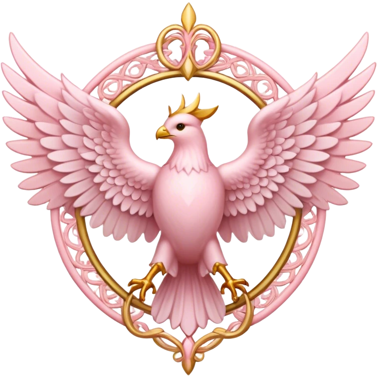 seraphim's emblem light pink emoji