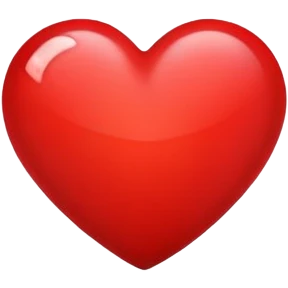 red heart emoji