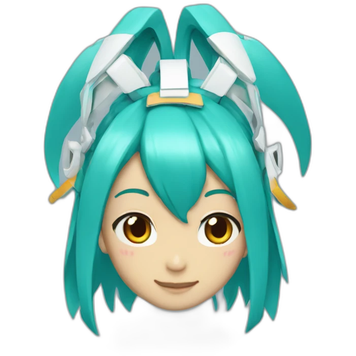 drake cosplaying hatsune miku emoji
