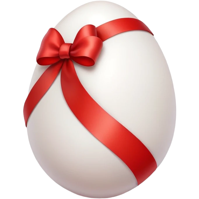 Egg with ribbon emoji