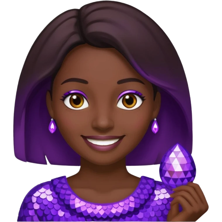 Paillete voilette emoji