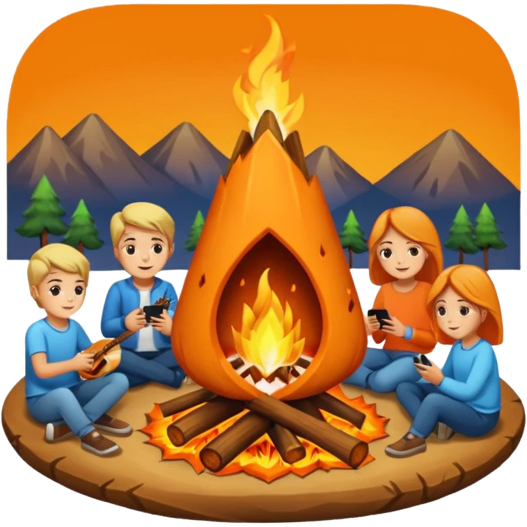 Bonfire Night with music emoji