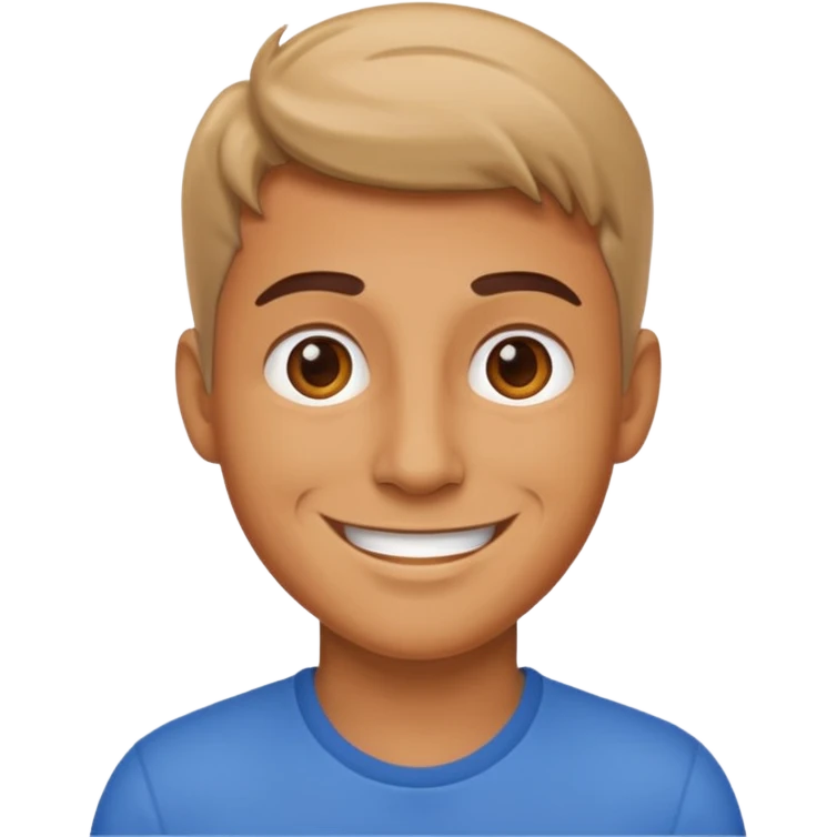 Smile male emoji