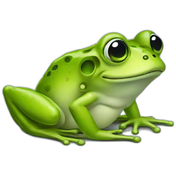 Frog with lean  emoji