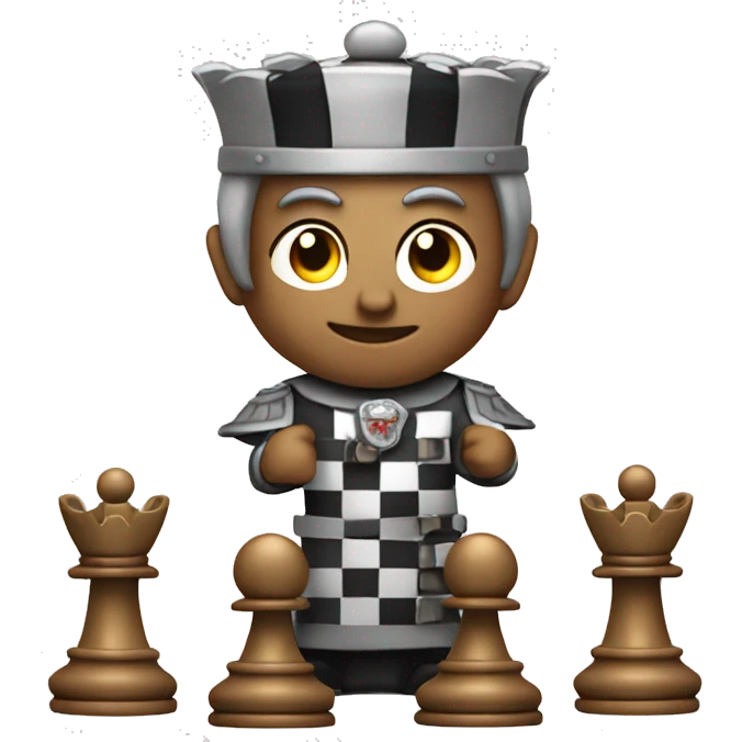 general charging with chess peices emoji