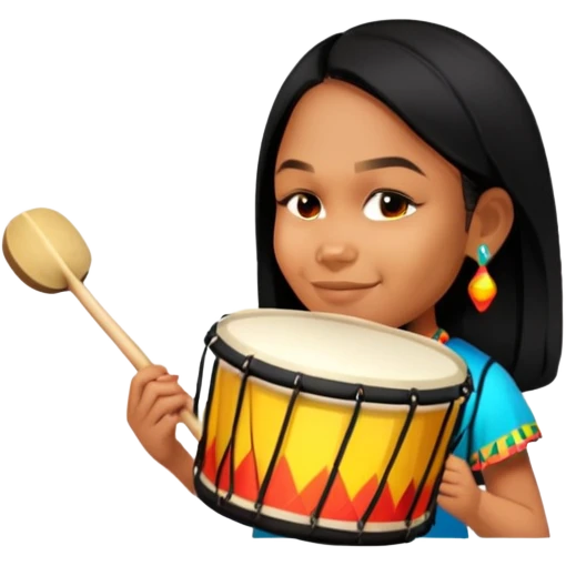 Festive Drummer emoji
