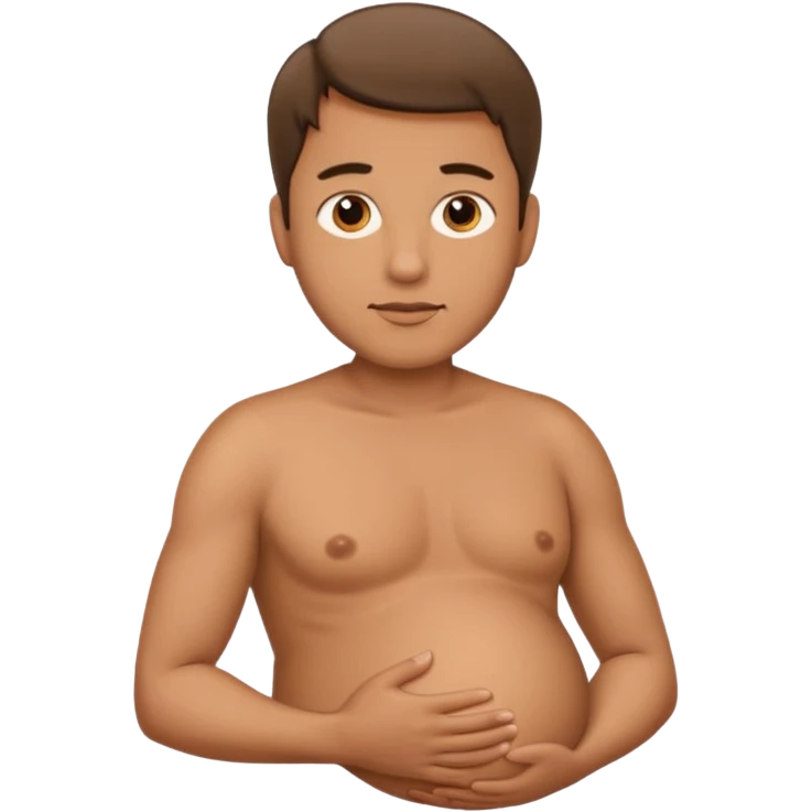 male pregnant emoji