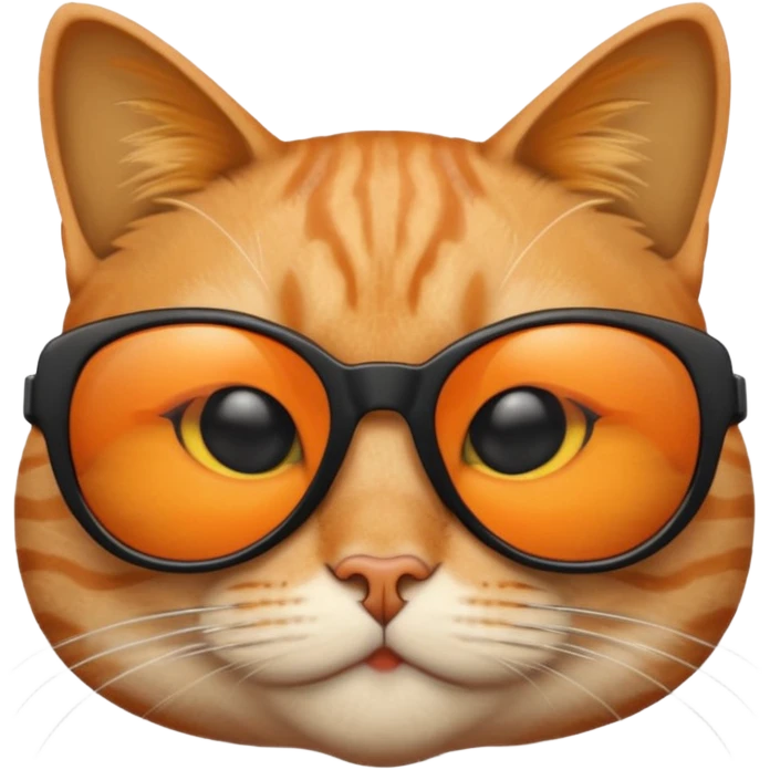 Cat wearing sunglasses emoji