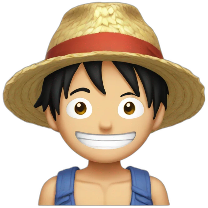 luffy-hat emoji