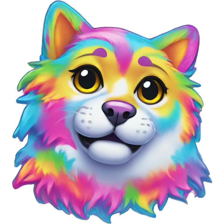 lisa frank sticker emoji