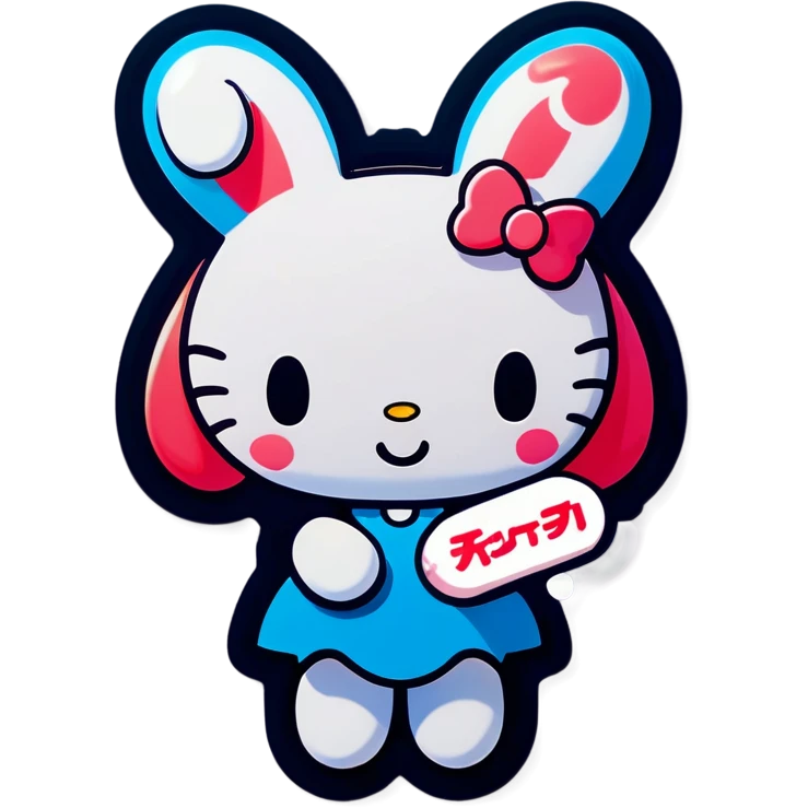 My Melody, Hello Kitty, and Cinnamoroll emoji