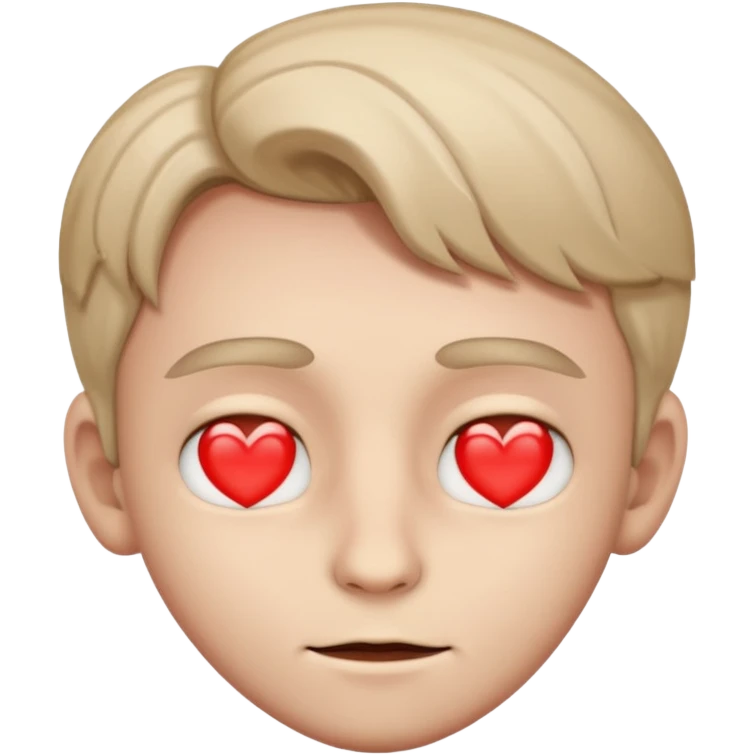 Leon con ojos de corazon emoji