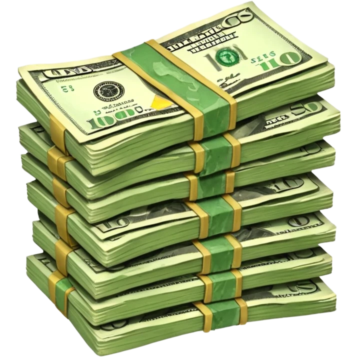 Falling value of the dollar emoji