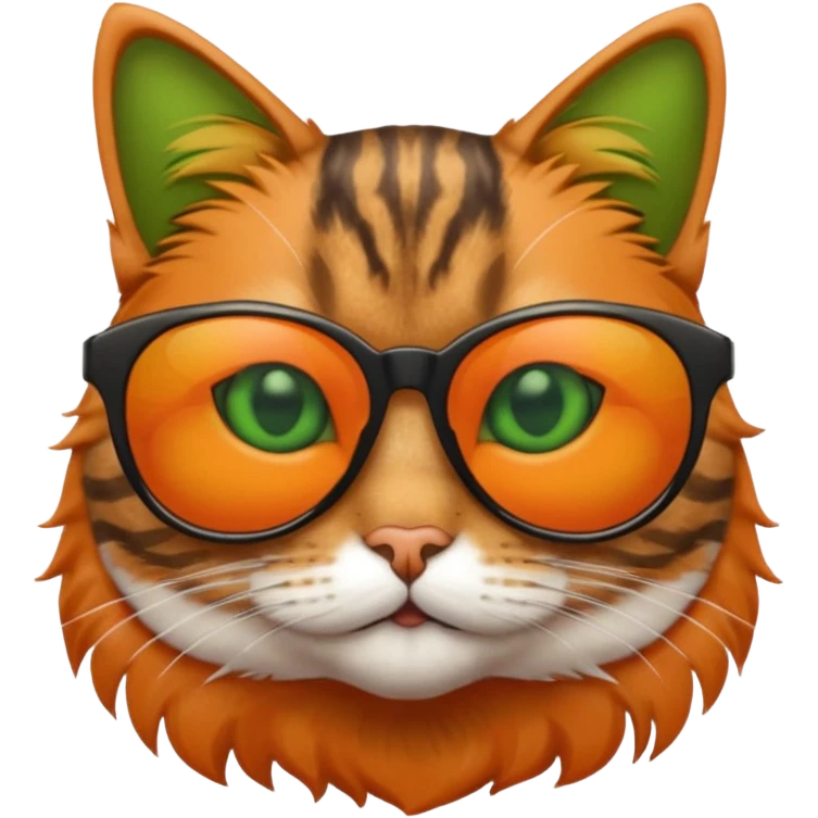 Cat wearing sunglasses emoji