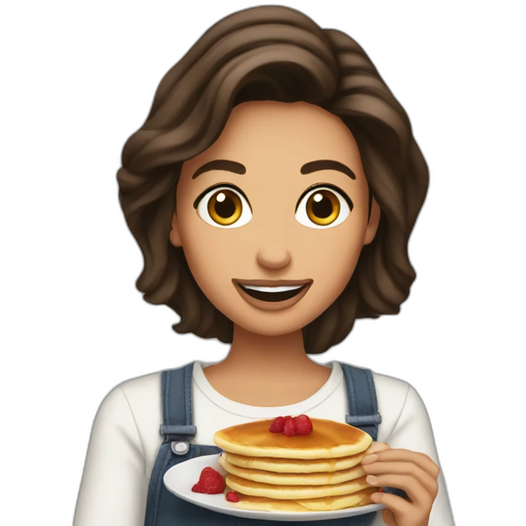 Jenner eat pancake emoji