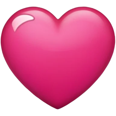 Cerise heart emoji